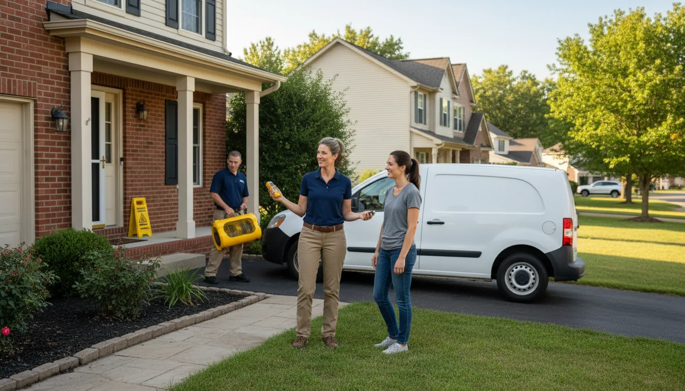 Water restoration image for Dehumidification And Cleanup Services in Scottsburg, OR